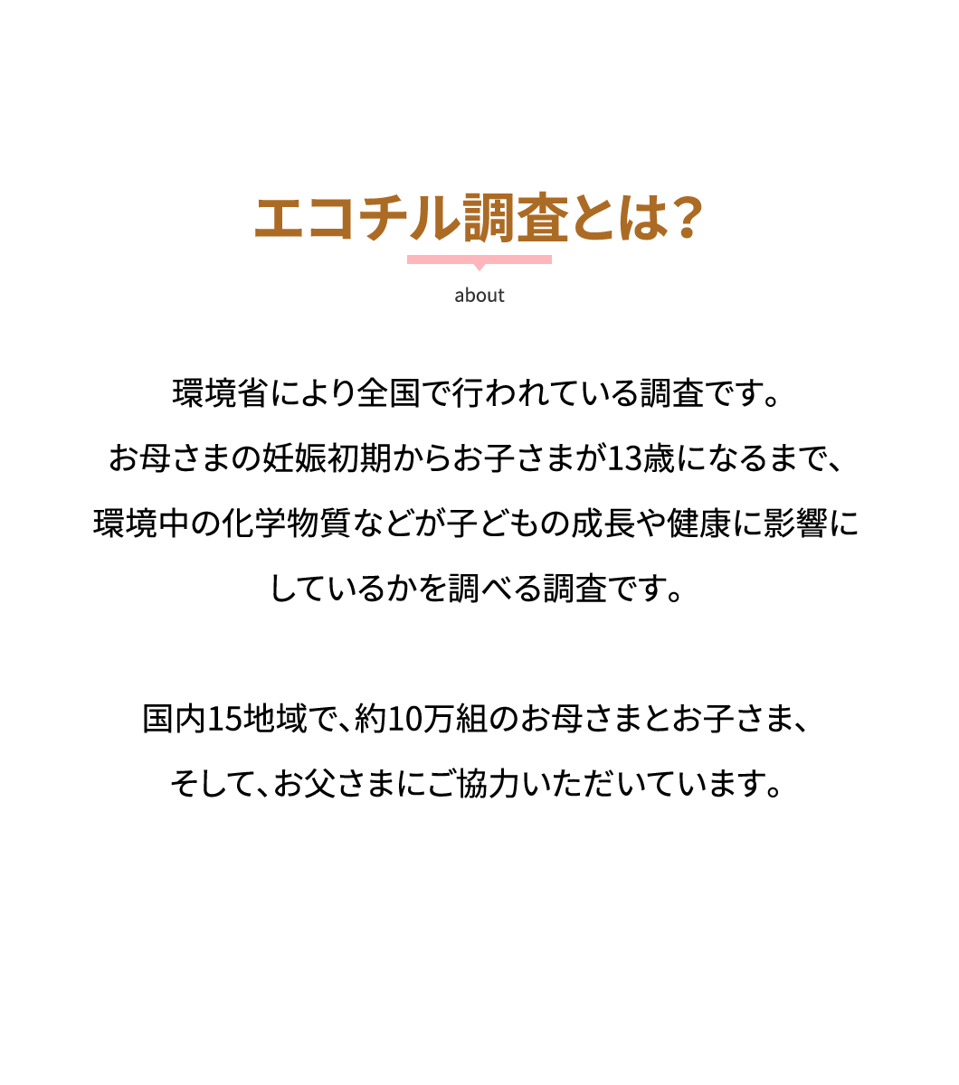 エコチル調査とは